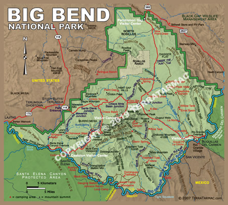Big Bend NP MapMagnet