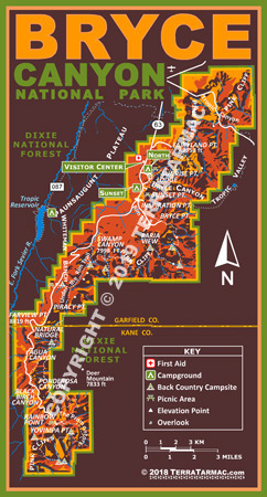 Arches NP MapSticker