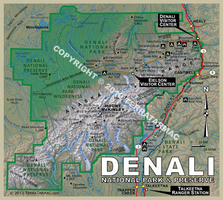 Denali NP MapMagnet