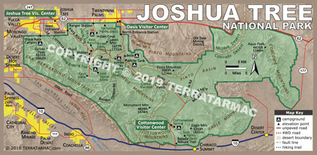 Joshua Tree NP MapMagnet