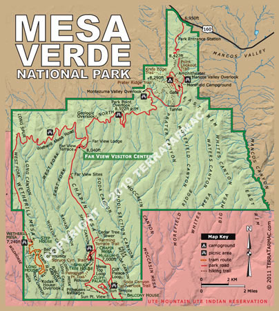 Mesa Verde NP MapMagnet