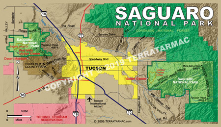 Saguaro NP MapMagnet