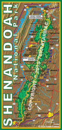 Shenandoah NP MapMagnet